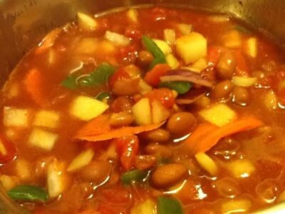 Cold-Weather Bean Soup Recipe Image